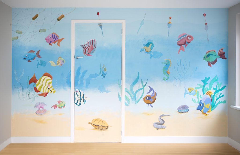 Muurschildering 240×280 cm